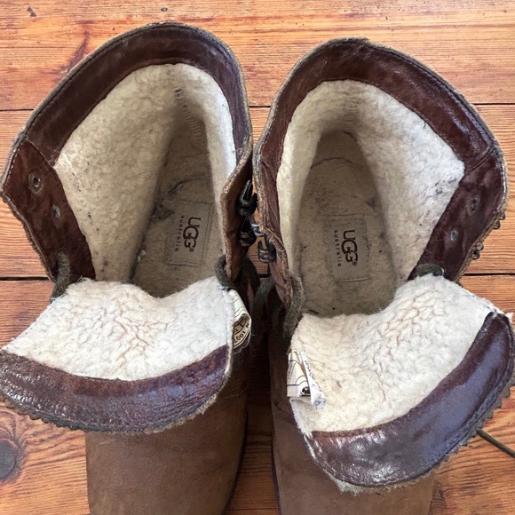 Ugg suede lace up winter boots - Picture 8 of 8